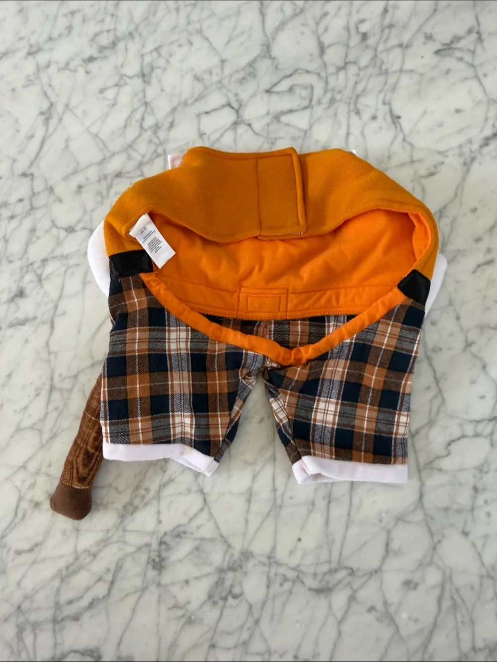 Dog Grandpa Costume Plush Walking Outfit Sz L (see size chart)